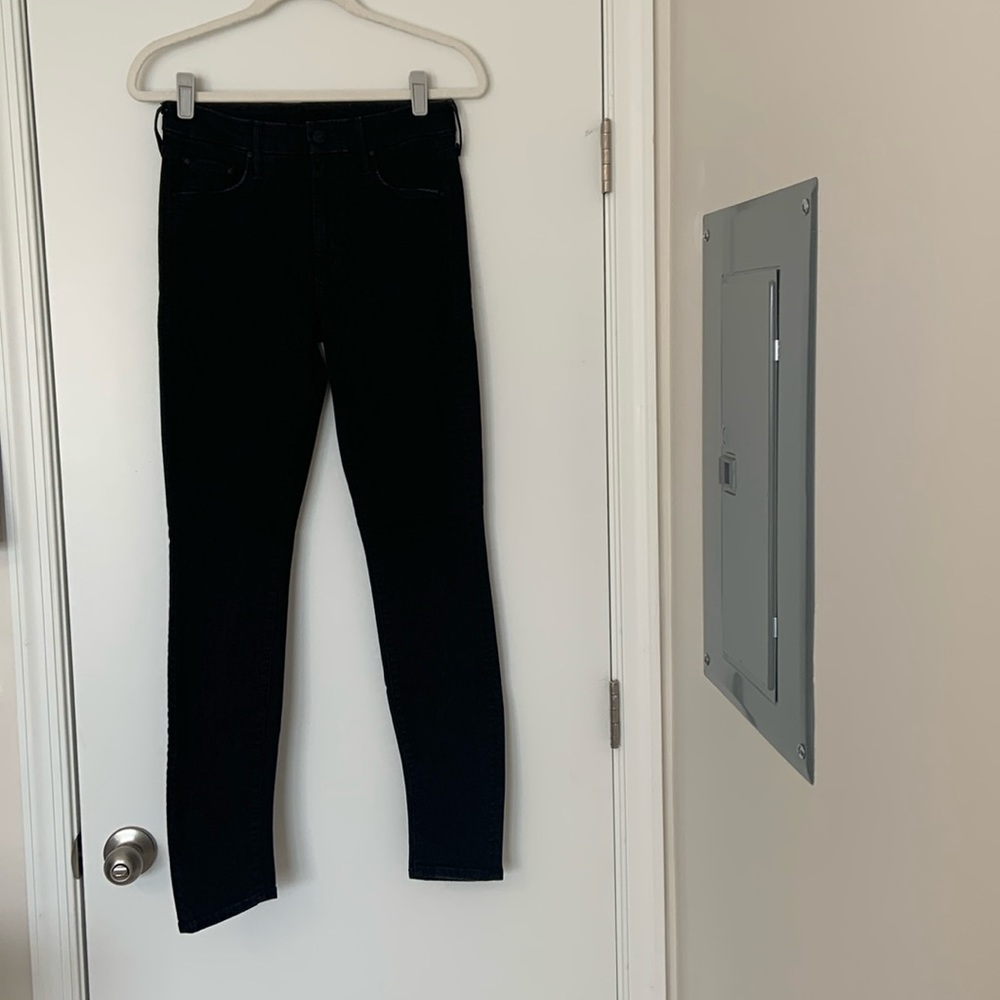MOTHER black skinny jeans. Size 27.